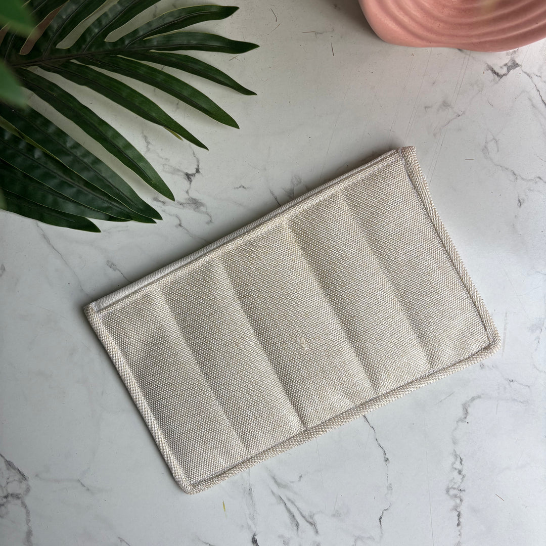 Jute Stand - alone long accessory pouches - Set of 6