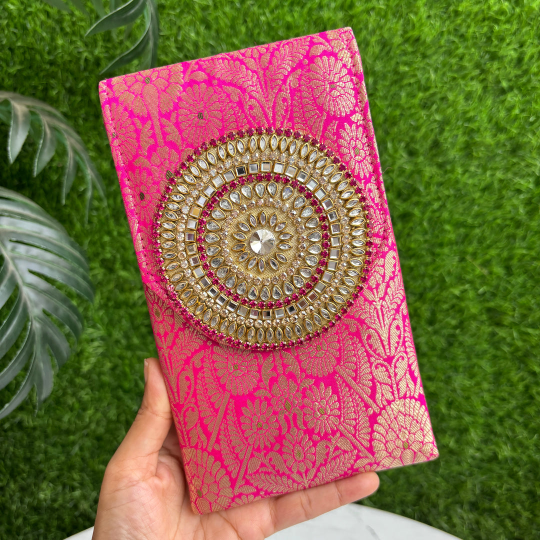 BANARASI JEWELLERY WORK MOBILE SLEEVE