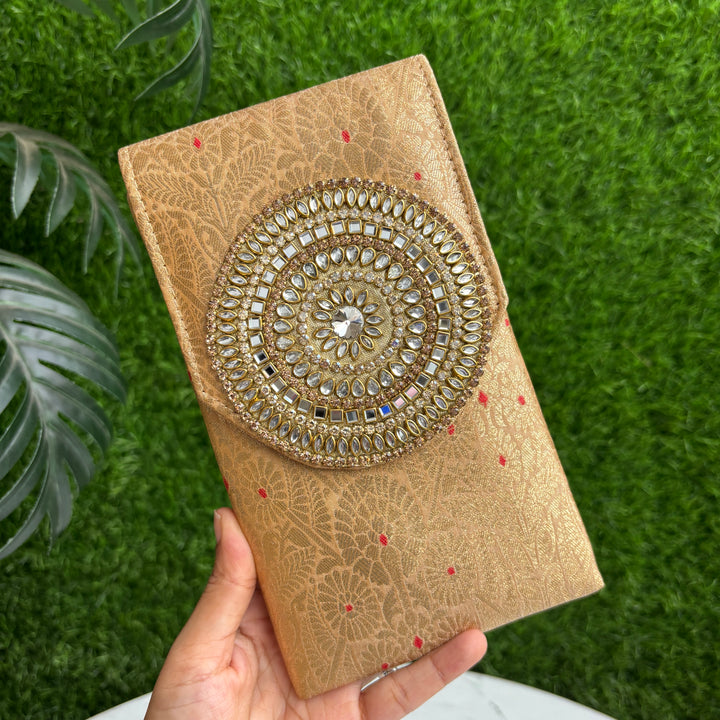 BANARASI JEWELLERY WORK MOBILE SLEEVE