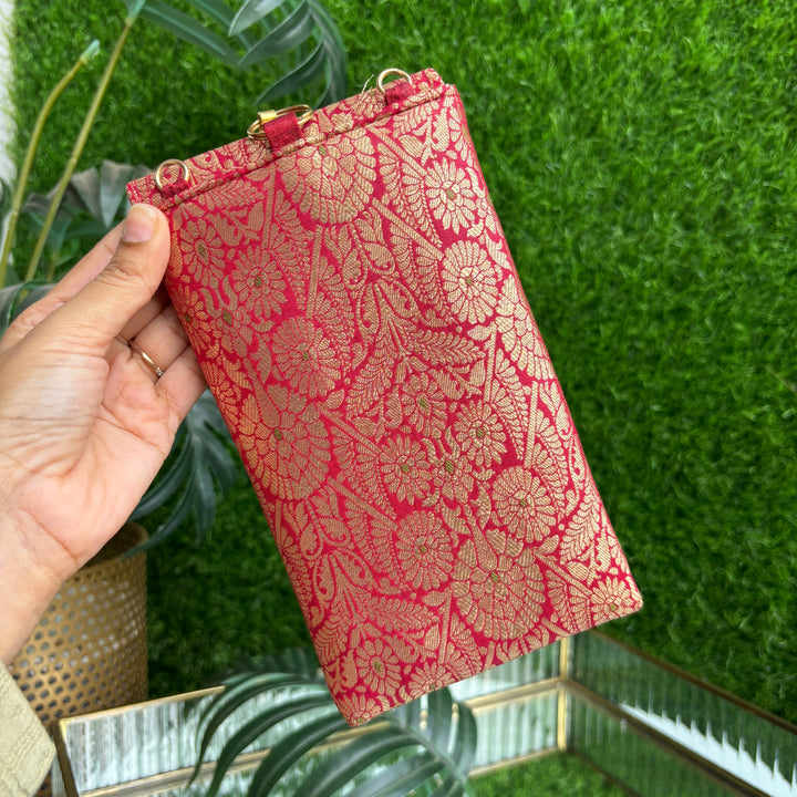 BANARASI JEWELLERY WORK MOBILE SLEEVE