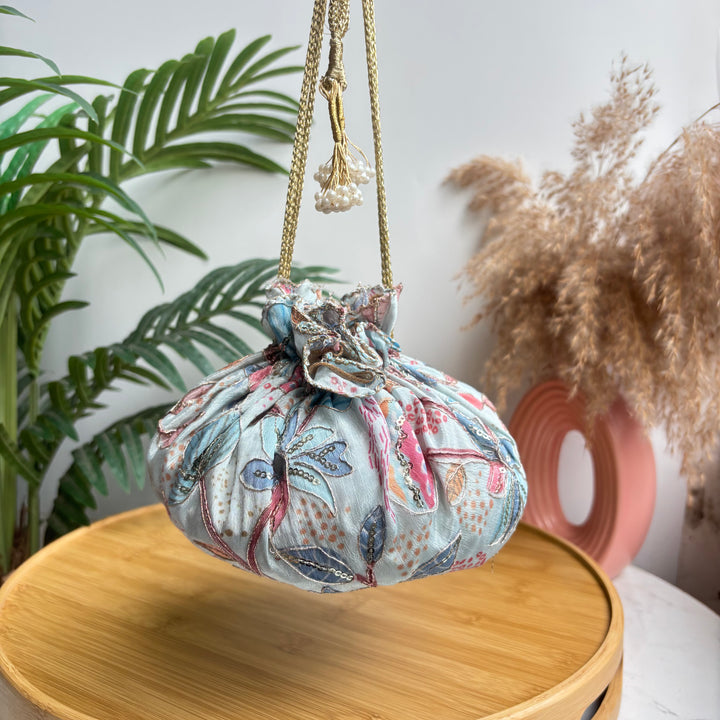 Floral Dual Tone potlis