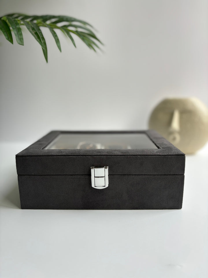 Suede Watch Box