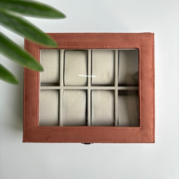 Suede Watch Box