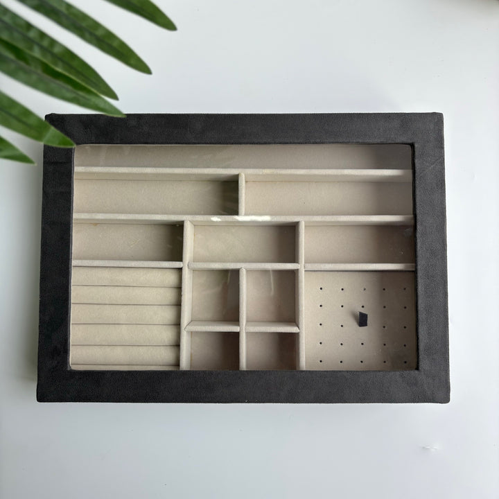 Suede Drawer stacker