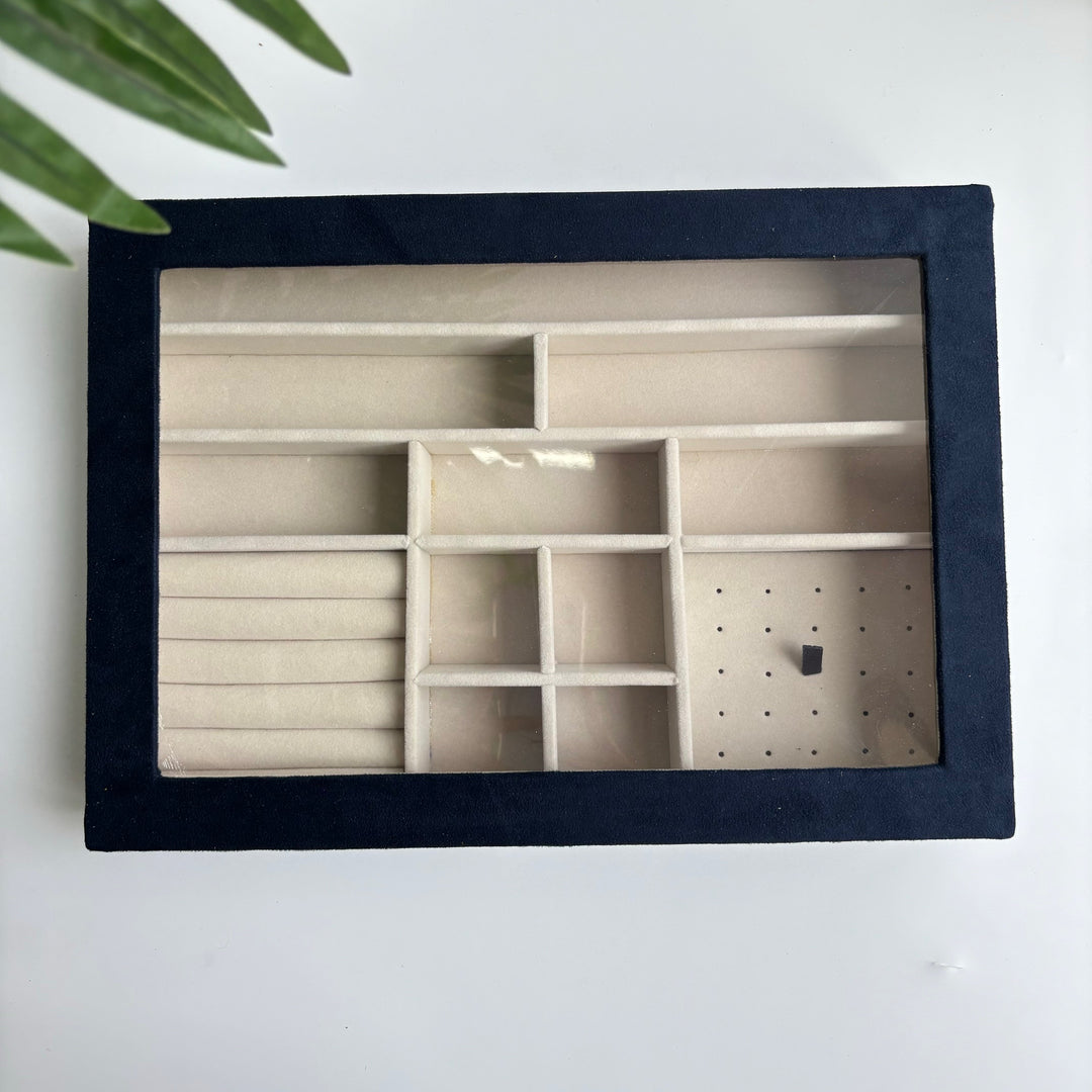 Suede Drawer stacker