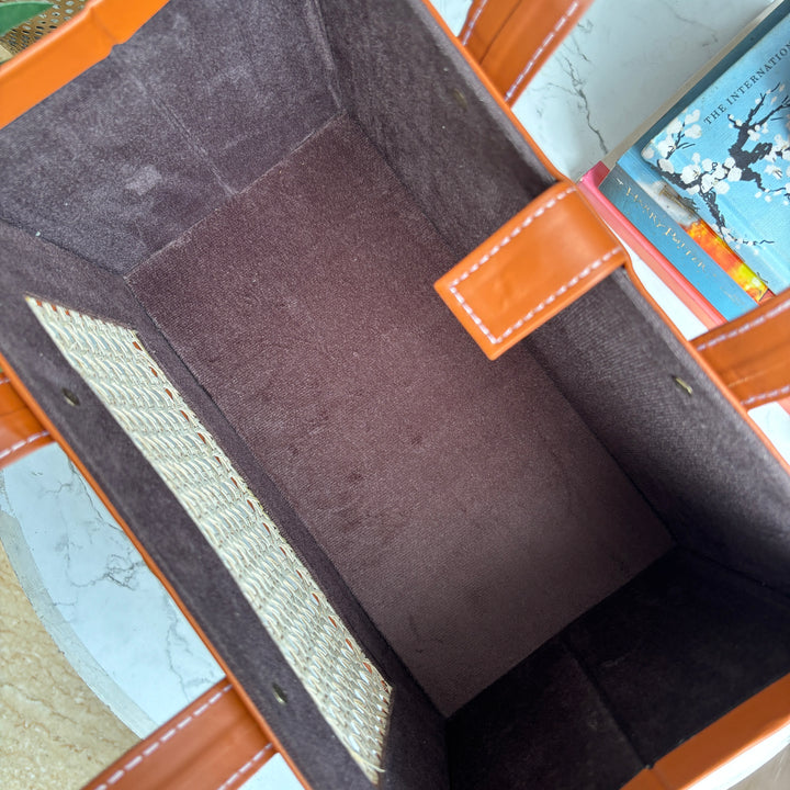 Luxe Collapsible Rattan Bags