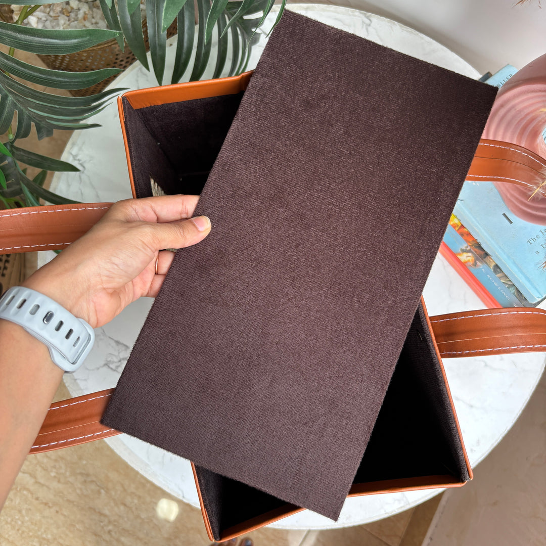 Luxe Collapsible Rattan Bags