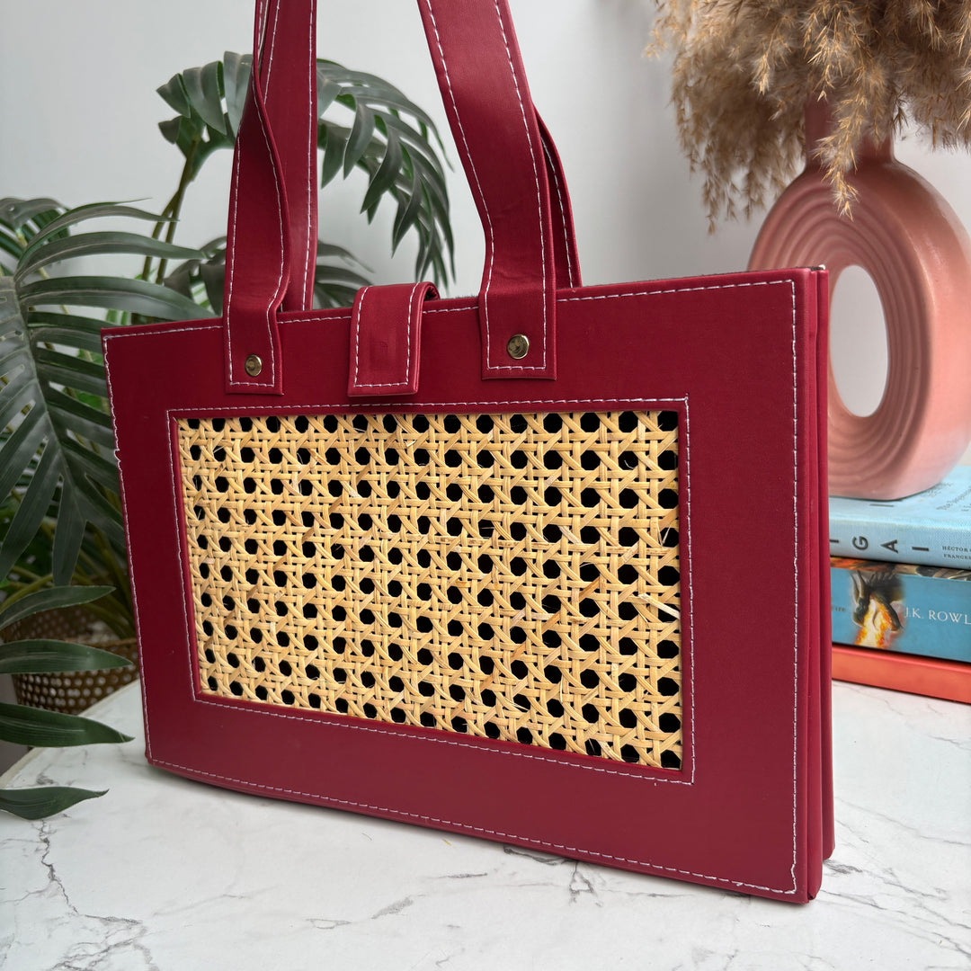 Luxe Collapsible Rattan Bags