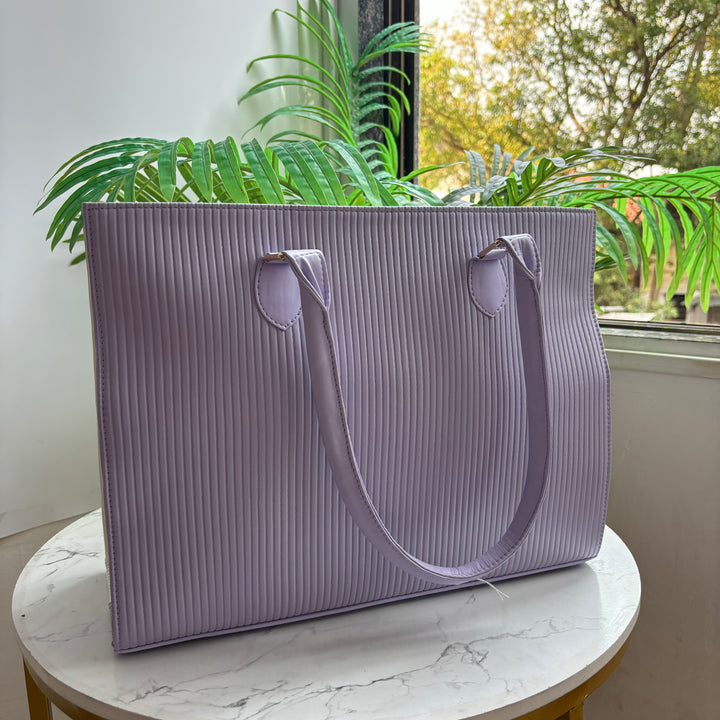 Fluted Reversible Tote Bag